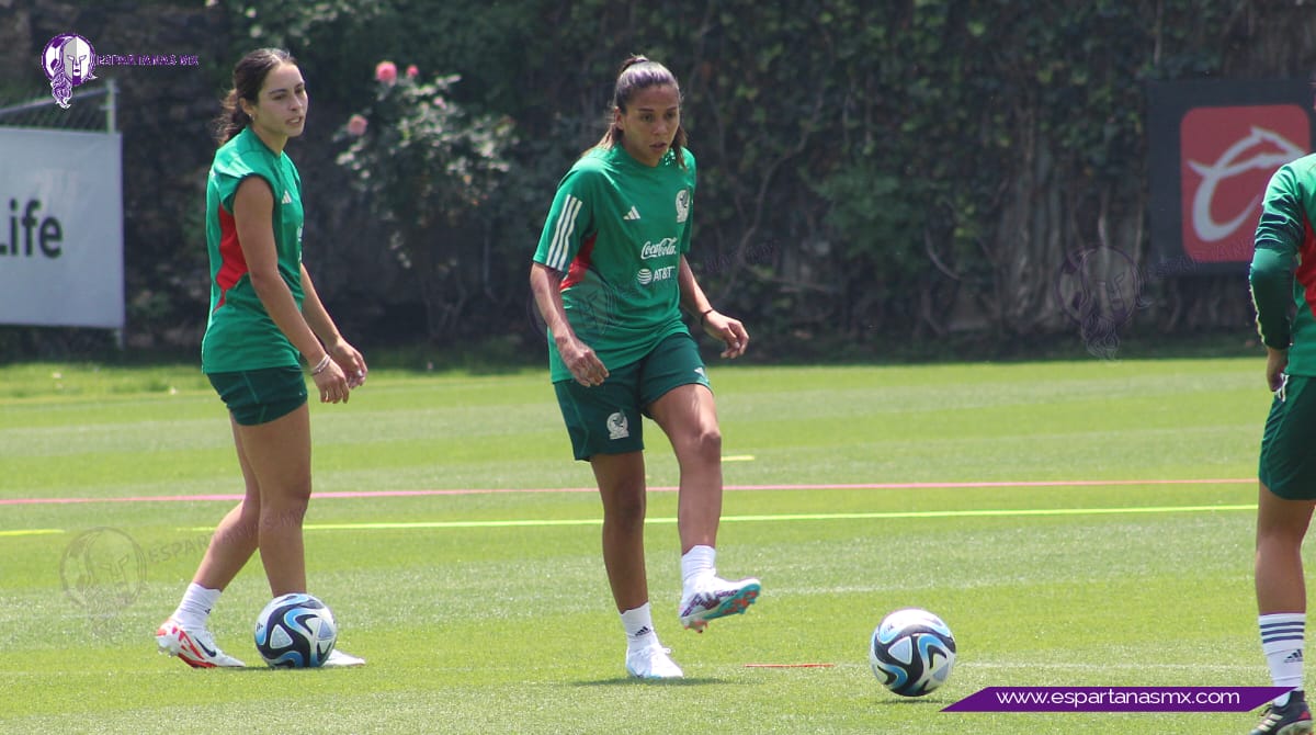 María Sánchez, jugadora de la Selección Mexicana Femenil: 